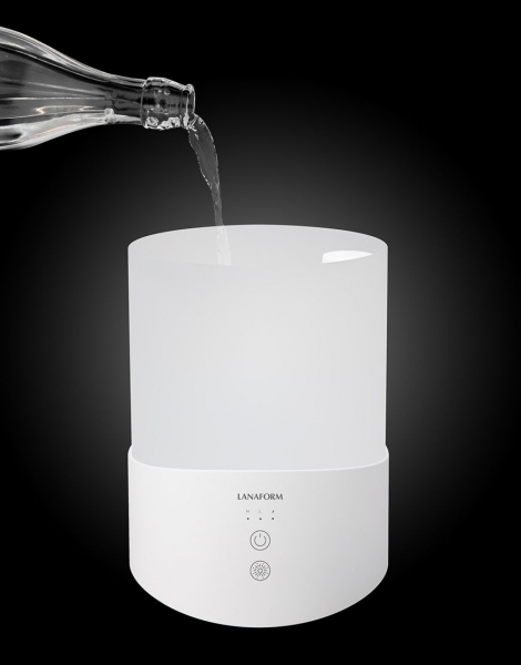 Umidificator aer si difuzor arome 2 in 1 cu ultrasunete Lanaform Dobra 2.5l, 30mp touch screen, mod noapte, oprire automata, silentios [11]