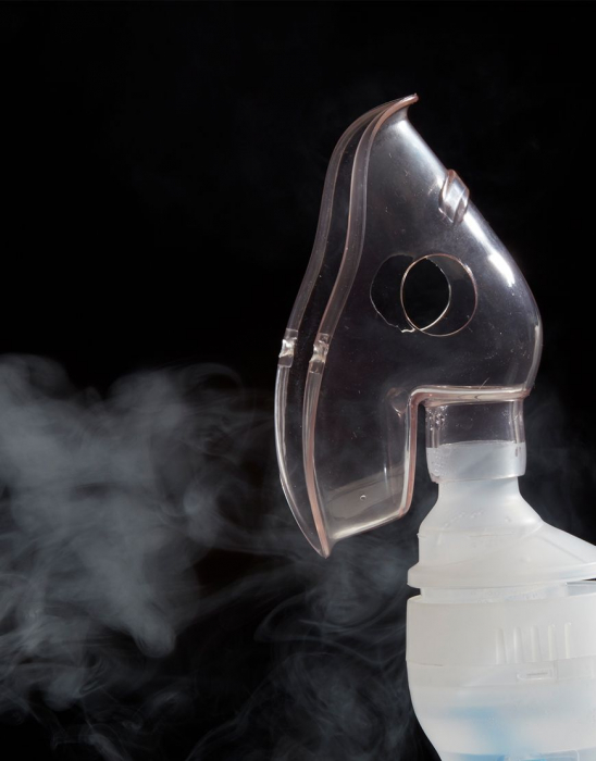 Aparat aerosoli nebulizator 3ml/minut cu compresor kit portabil Lanaform Belgia compatibil copii si adulti capacitate cupa 10ml dimensiuni particule 0.3 μm  alimentare USB sau 4 x AAA [4]