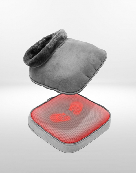 Aparat de masaj 2 in 1 Shiatsu Comfort si incalzire, 4 capete rotative, directie de rotatie dubla, 2 niveluri incalzire si vibratii, functie oprire automata [4]