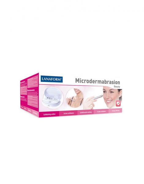 Aparat facial microdermabraziune Lanaform cu 3 capete interschimbabile pentru exfoliere, masaj, prevenire imbatranire ten [4]