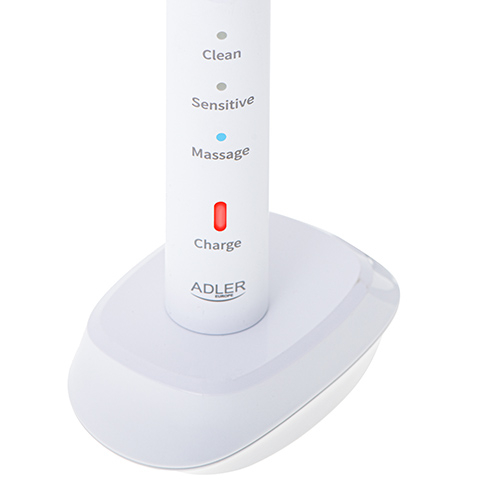 Set periuta de dinti electrica sonicare MEAD2175 cu acumulator incorporat, 30000 VPM, 3 moduri de lucru, 2 capete rezerva oprire automata si memento 30 secunde rezistenta la socuri si apa [2]
