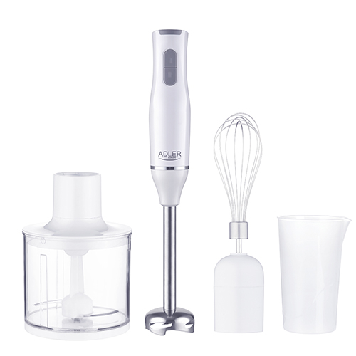 Blender chopper si mixer 3 in 1 din otel inoxidabil cu 2 vase gradate de 450 ml si 750 ml AD4620 [4]