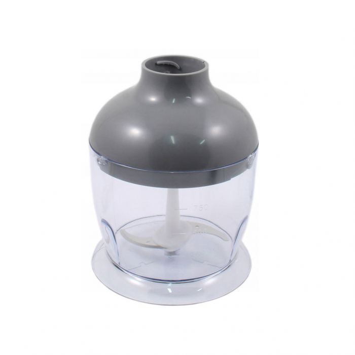 Blender chopper si mixer 3 in 1 din otel inoxidabil cu 2 vase gradate de 500 ml si 750 ml Esperanza Gri [3]