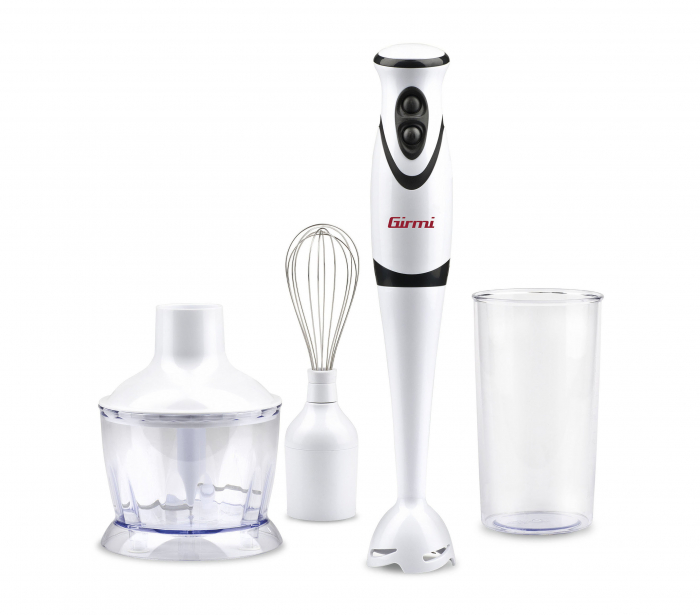 Blender chopper si mixer 3 in 1 din otel inoxidabil cu 2 vase gradate de 500 ml si 750 ml Girmi MX15 [8]