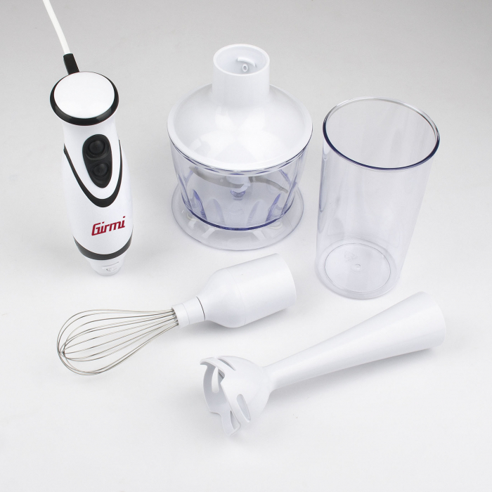 Blender chopper si mixer 3 in 1 din otel inoxidabil cu 2 vase gradate de 500 ml si 750 ml Girmi MX15 [7]