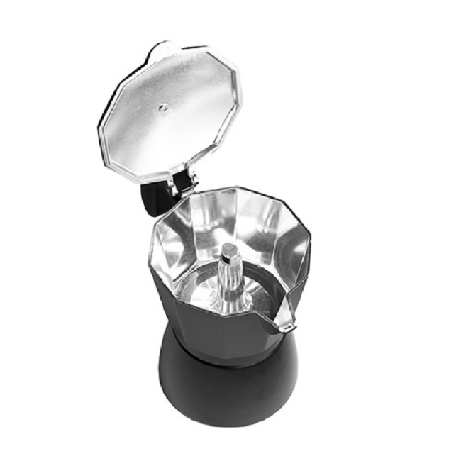 Cafetiera espessor din aluminiu  Adler 320G culoare neagru utilizare la plita sau flacara [4]