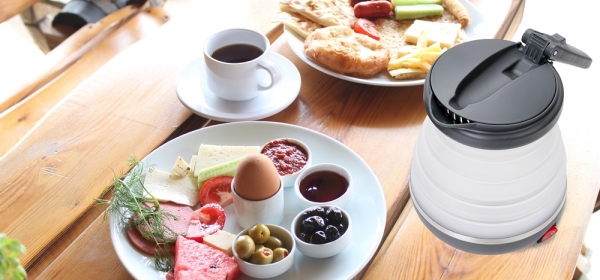 Cana electrica pliabila pentru voiaj 0.6L, 750W Travel AD1279 Alba [9]