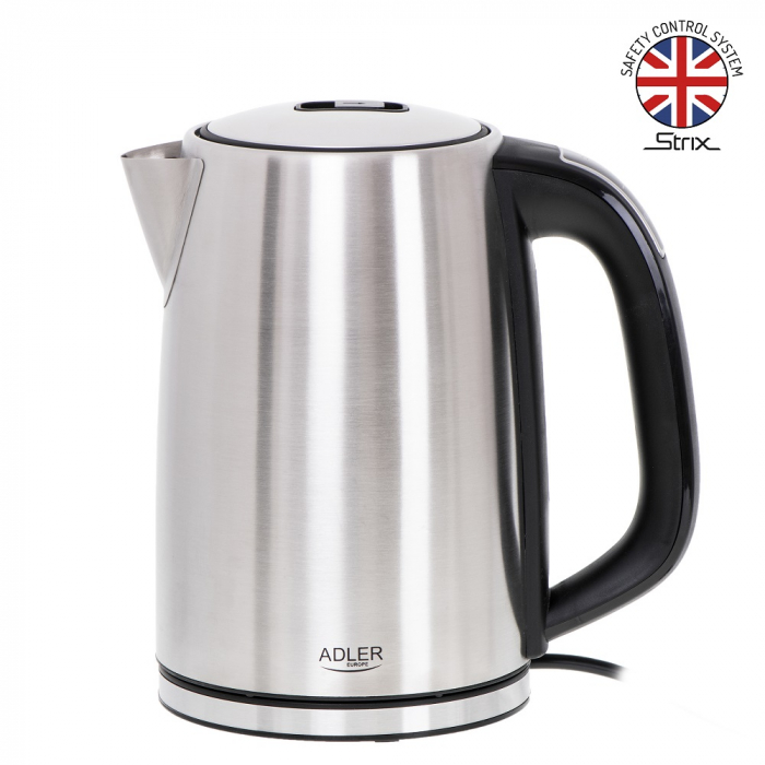 Cana fierbator 1.7L ADLER control temperatura 7 niveluri intre 40 - 100 grade celsius si functie mentinere temperatura, culoare Inox [2]