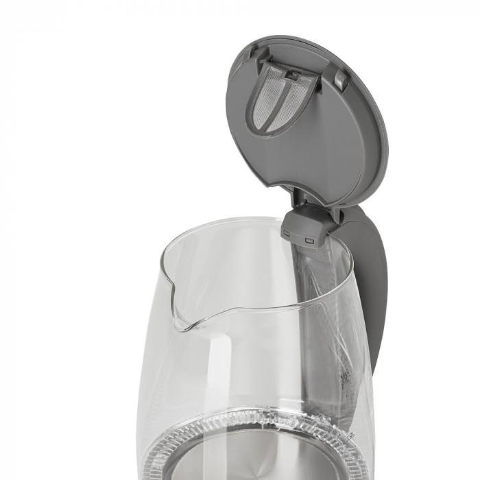 Cana fierbator 2 litri din sticla securizata AD1286 baza pivotanta 2200W [2]