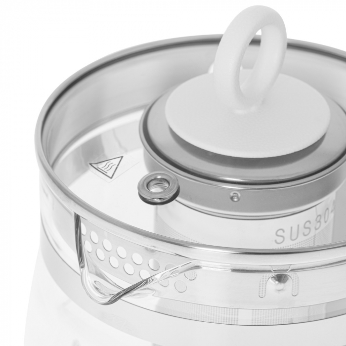 Cana fierbator cu infuzor 1.5L ADLER control temperatura 60 - 100 grade celsius si functie mentinere temperatura, culoare alba [4]