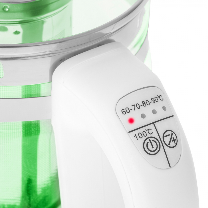 Cana fierbator cu infuzor 1.5L ADLER control temperatura 60 - 100 grade celsius si functie mentinere temperatura, culoare alba [3]