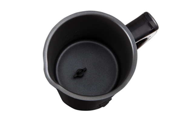 Cana spumare lapte 240 ml, inox, inchidere automata, indicator LED, 500W, negru [6]