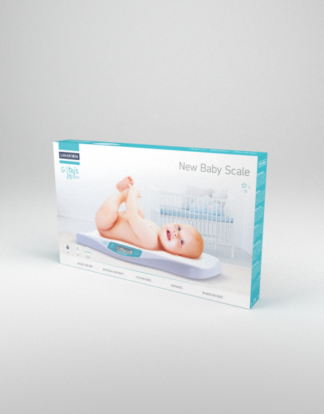 Cantar digital pentru bebelusi Lanaform New Baby cu precizie de 5 g, forma ergonomica, ecran LCD [3]