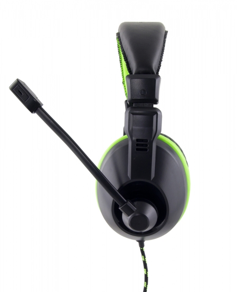 Casti cu microfon Esperanza Albatros Verde pentru gaming conexiune jack 2 x  3.5 separat microfon si separat casca [2]
