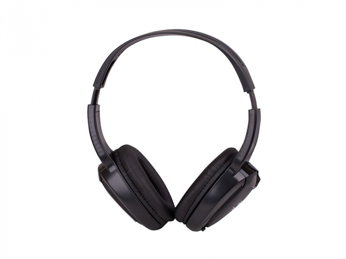 Casti Wireless stereo compatibile TV  sisteme HI-FI, device-uri cu priza casti 3.5mm 30-20000 hz 75 db negru [3]