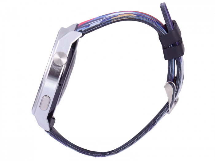 Ceas Smartwatch Trevi Italia carcasa metal IP67 microfon si speaker functie apel, mesaje, monitor sanatate, sport,retele sociale, sistem vocal,Bluetooth,Android,IOS bratara metal de schimb argintiu [6]