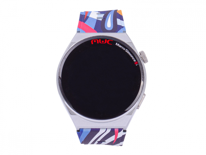 Ceas Smartwatch Trevi Italia carcasa metal IP67 microfon si speaker functie apel, mesaje, monitor sanatate, sport,retele sociale, sistem vocal,Bluetooth,Android,IOS bratara metal de schimb argintiu [5]