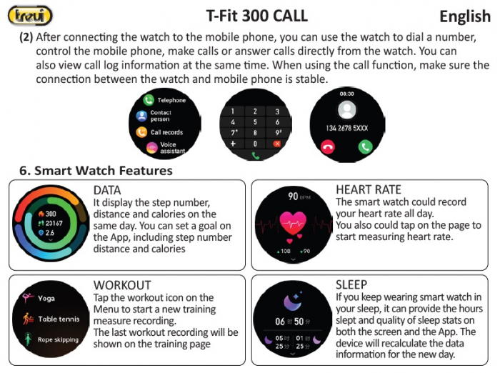 Ceas Smartwatch Trevi Italia carcasa metal IP67 microfon si speaker functie apel, mesaje, monitor sanatate, sport,retele sociale, sistem vocal,Bluetooth,Android,IOS bratara metal de schimb argintiu [9]