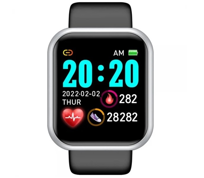 Ceas smartwatch MEL18, Bluetooth, Tensiometru, Pulsoximetru, Ritm Cardiac, Pedometru, Monitorizare Somn, Activitati, Notificari, Negru [2]