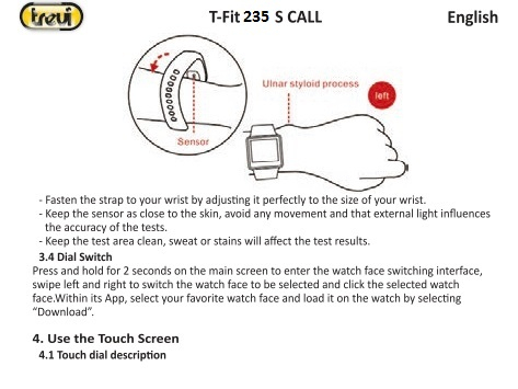 Ceas Smartwatch Trevi Italia rezistent apa IP67 microfon si speaker functie apel, mesaje, monitor sanatate, sport,retele sociale, Bluetooth,Android,IOS [7]