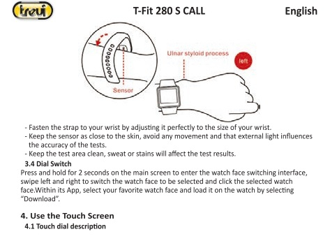Ceas Smartwatch Trevi Italia TF280S00 carcasa metalica IP67 microfon si speaker functie apel, mesaje, monitorizare sanatate, sport,retele sociale, sistem vocal,Bluetooth, Android,IOS gri platinat [8]