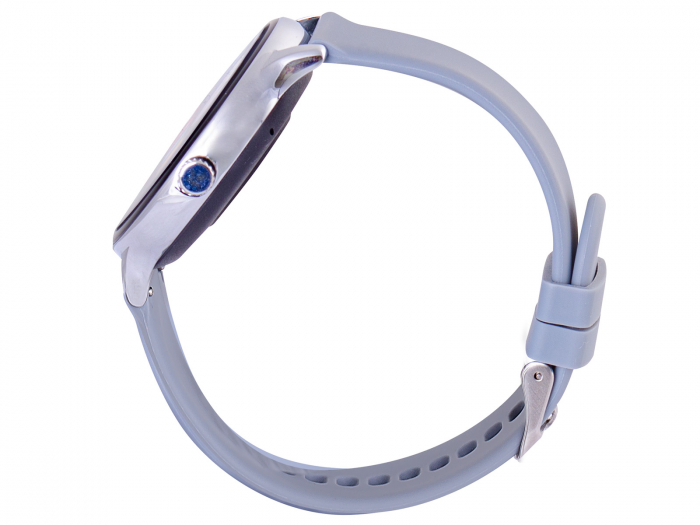 Ceas Smartwatch carcasa metal Trevi Italia TF23006 IP67 microfon si speaker functie apel, mesaje, monitorizare sanatate, sport,retele sociale, sistem vocal,Bluetooth, Android,IOS silver [10]