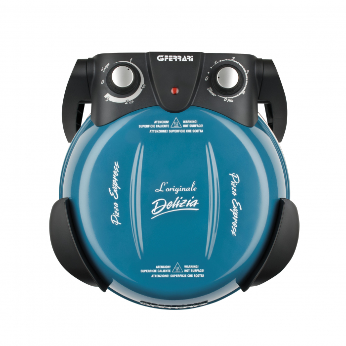 Cuptor pizza Italia G3Ferrari Delizia albastru special cu suprafata de coacere din piatra refractara, termoregulator pana la 390° C si timer [3]