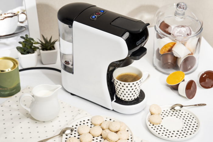 Espressor de cafea universal cu 9 adaptoare pentru 9 tipuri de capsule branduri diferite presiune pompa 19 bari 1450W CR4414 [6]