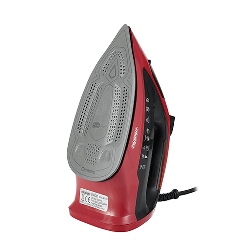 Fier de calcat MEMS5031 cu talpa ceramica 3000W calcare orizontala, calcare verticala, 5 functii, 4 sisteme smart, rosu-negru [2]