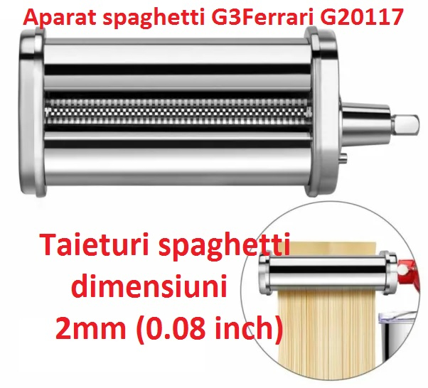 G3Ferrari G20117 accesoriu pentru pentru spaghetti  la mixerul G3Ferrari Pastaio de 10l G20120/G20113 si la mixerul G3Ferrari de 7l G20149 [4]