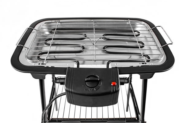 Gratar electric 2 in 1 pentru masa sau gradina, 2000W, reglare temperatura, termostat [3]