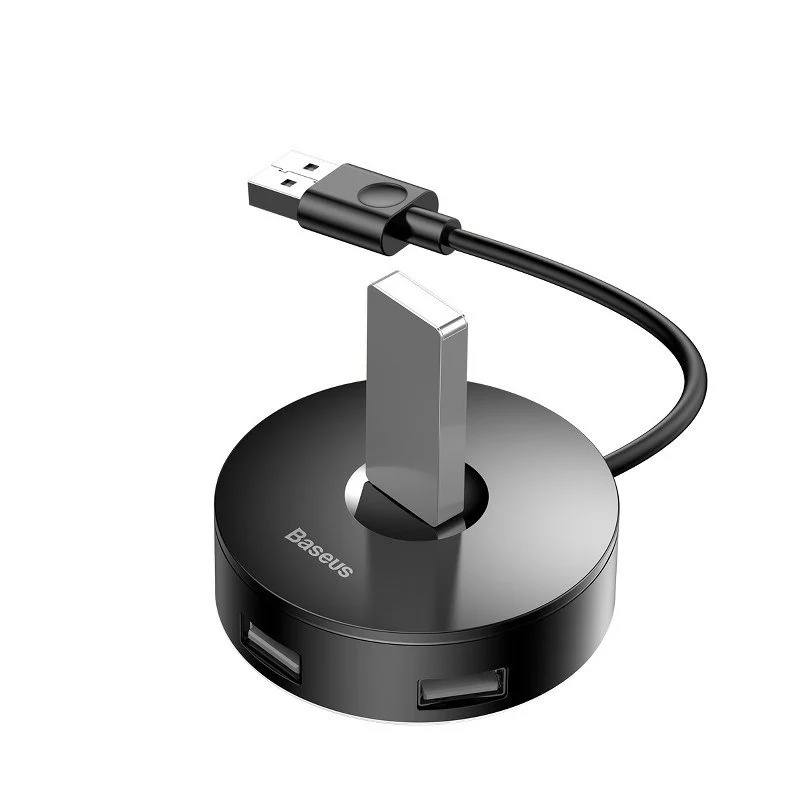 Hub USB 3.0 Baseus cu 4 porturi 1xUSB 3.0 si 3xUSB 2.0, negru [2]