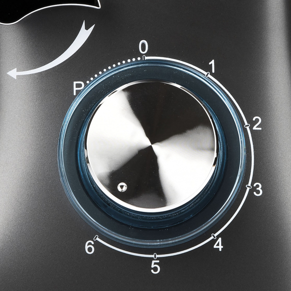 Mixer cu bol din otel inoxidabil Girmi Gastronomo cu performante profesionale 6 viteze + functie Pulse, vas 8l, 1800W, negru [6]