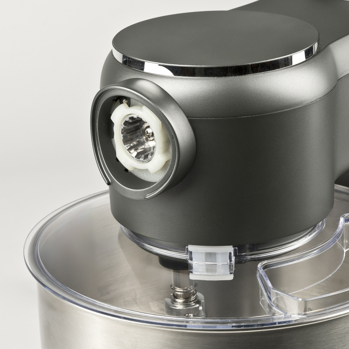 Mixer cu bol 7 litri din otel inoxidabil G3Ferrari Pastaio posibilitate masina tocat si aparate paste 6 viteze si functie Pulse  , putere 1800W max, mixaj 3 kg, negru [9]