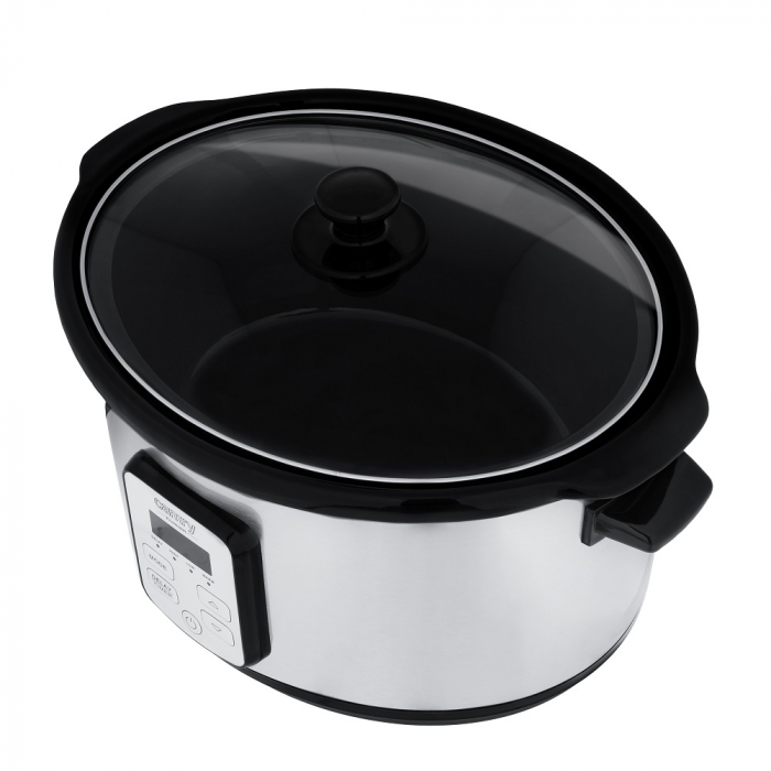 Multicooker Slow Cooker CR6414 din ceramica cu capacitate 4.7 kg putere 270W gatire lenta programare functionare de la 0,5 pana la 24 ore pornire programata [4]