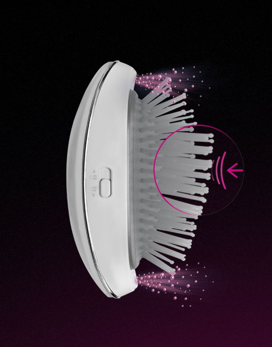 RESIGILAT - Perie de par ionica antielectrizare si incretire Lanaform Silky Hair Brush LA131404 12/9 cm - RESIGILAT [3]