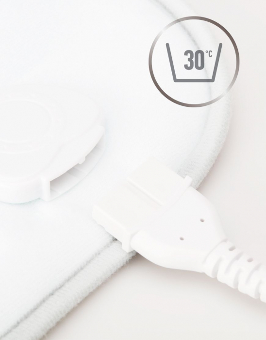 Perna electrica din microfibra incalzire oricare zona corporala dimensiune mare XXL 45 x 70 cm 3 setari temperatura 100W protectie supraincalzire [5]