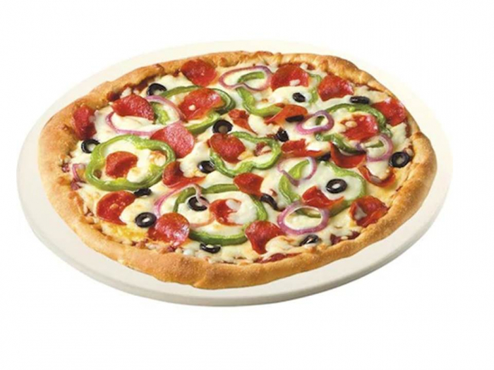 Piatra refractara naturala de schimb pentru cuptor pizza G3Ferrari Delizia din roca dura rezistenta  700 °C  Ø 31 cm  utilizabila si individual gratar, cuptor, aragaz G10180 [2]