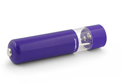 Rasnita electrica Violet lucios pentru sare si piper EKP001V  cu camere depozitare transparente, control finetea macinarii iluminare led [3]