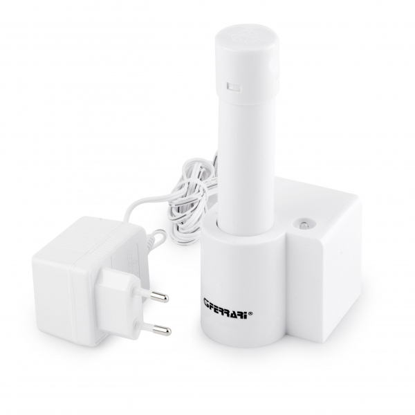 Razatoare electrica reincarcabila pentru branzeturi G3Ferrari  Parmino, 2 role din inox, maner ergonomic, baza incarcare [3]
