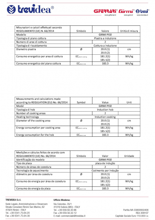 Plita electrica cu inductie Girmi PI50, 2 ochiuri 3500W, reglare temperatura si putere, control soft touch, timer si afisaj LCD, oprire automata [6]