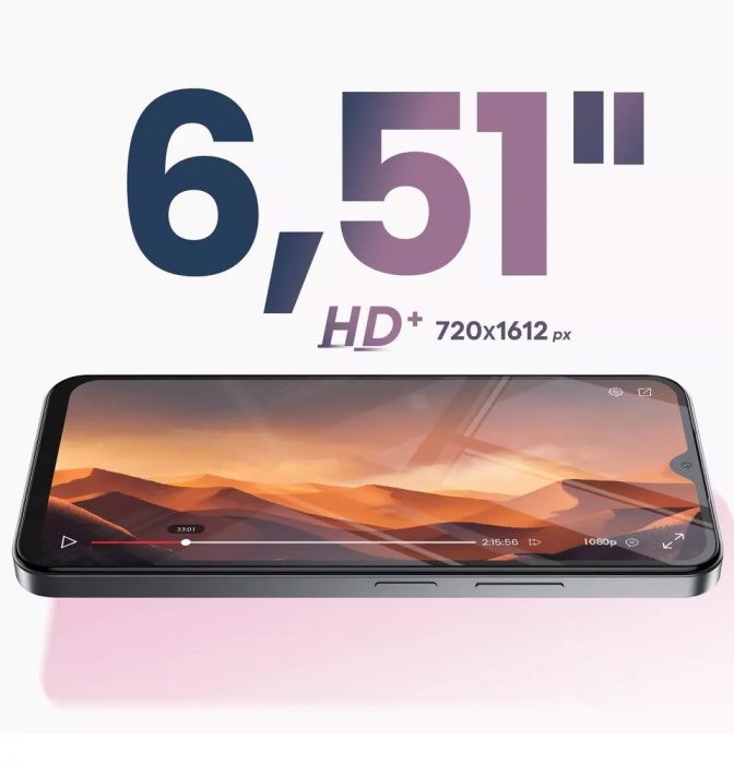 Smartphone ecran tactil 6.51" 32GB memorie 3GB RAM Dual SIM camera 13Mpx procesor octa-core 4G Android acc 4000mAh  N23Lite meniu RO [4]