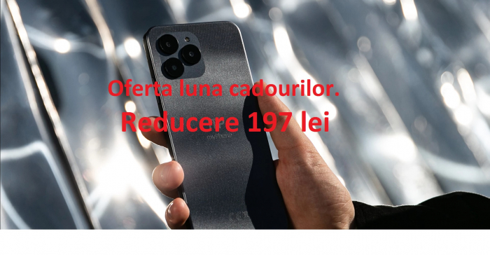 Smartphone ecran tactil 6.51" 32GB memorie 3GB RAM Dual SIM camera 13Mpx procesor octa-core 4G Android acc 4000mAh  N23Lite meniu RO [9]