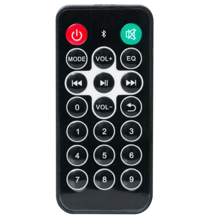 RESIGILAT System boxe active 2.1  cu amplificare 30W  telecomanda, subwoofer bass reflex, conexiune bluetooth, redare MP3,  port USB si micro SD, carcasa lemn gri platinat Trevi Italia -RESIGILAT- [2]