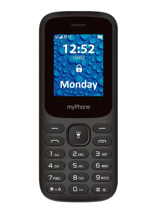 -RESIGILAT-Telefon clasic ecran LCD 1.77” dual SIM tastatura cu butoane tehnologie 2G Radio FM, Bluetooth, lanterna, dimensiuni reduse My222 meniu ROMANA -RESIGILAT- [1]
