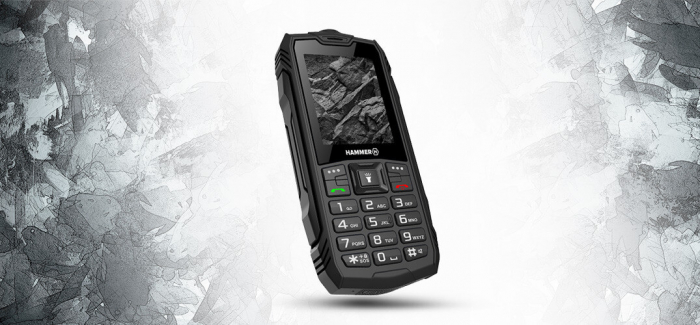 Telefon Hammer TEL000776 meniu RO cu structura ramforsata ecran2.4” Dual Sim rezistent la socuri si apa IP68 baterie 1800 mAh lanterna camera foto,  radio, inregistrare convorbiri [6]