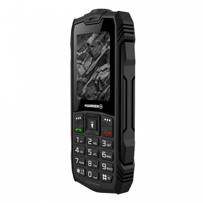 Telefon Hammer TEL000776 meniu RO cu structura ramforsata ecran2.4” Dual Sim rezistent la socuri si apa IP68 baterie 1800 mAh lanterna camera foto,  radio, inregistrare convorbiri [3]