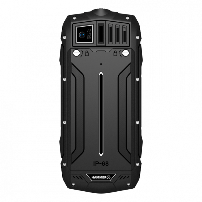 Telefon Hammer TEL000776 meniu RO cu structura ramforsata ecran2.4” Dual Sim rezistent la socuri si apa IP68 baterie 1800 mAh lanterna camera foto,  radio, inregistrare convorbiri [4]