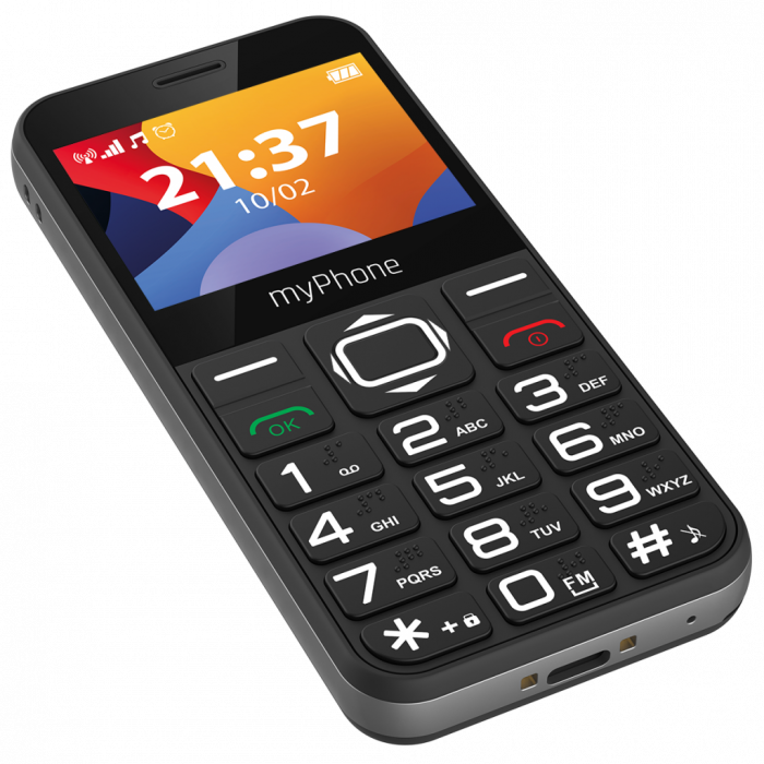 RESIGILAT - Telefon seniori meniu RO butoane mari ecran 2.3" camera foto radio FM difuzor lanterna functie SOS bluetooth Halo3 - RESIGILAT [4]