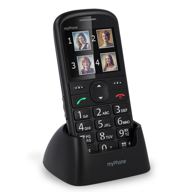 -RESIGILAT- Telefon seniori meniu RO butoane mari ecran 2.2" camera foto radio FM difuzor lanterna functie SOS bluetooth Halo2 -RESIGILAT- [1]